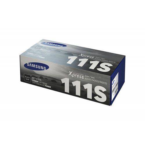 Toner Samsung D111s Preto Ref:Mlt-D111s - Sl-M2020 / Sl-M2020w / Sl-M2070 / Sl-M2070w / Sl-M2070fw