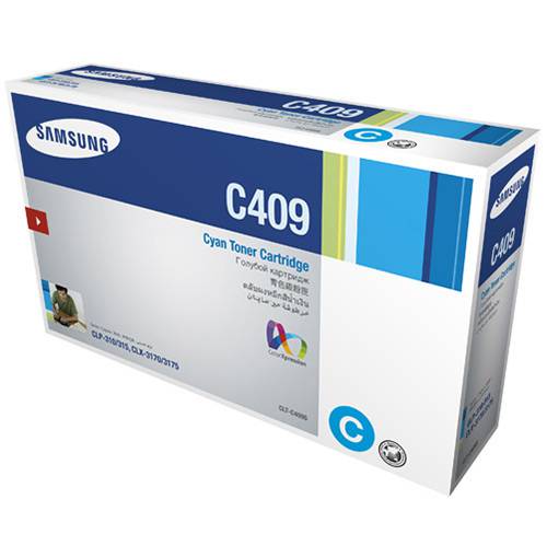 Toner Samsung para Impressora CLP-315 e Multifuncional CLX-3175/CLX-3170FN - Ciano