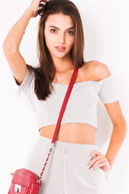 Top Cropped Ombro a Ombro TP0154 - P
