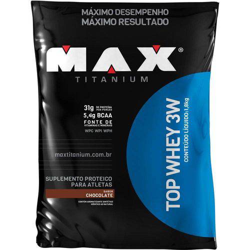Top Whey 3w - 1800g - Max Titanium