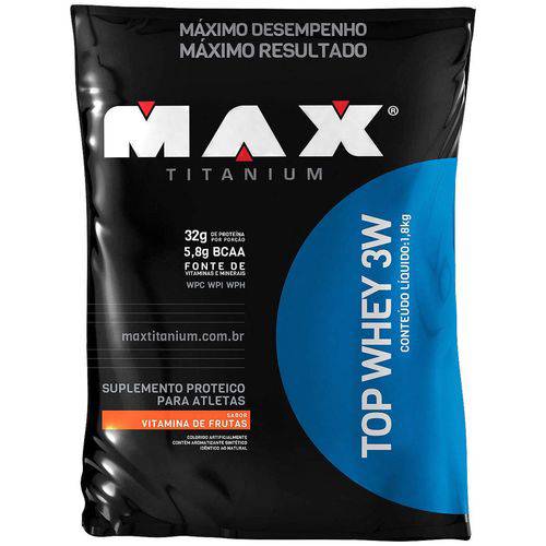 Top Whey 3W Refil (1,8kg) - Max Titanium