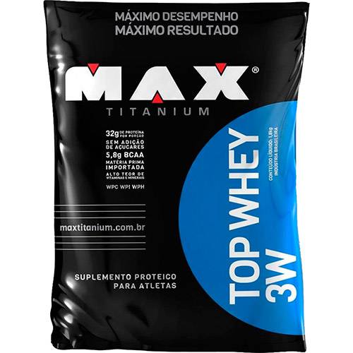 Top Whey 3w Refil Vitamina de Frutas 1,8 Kg - Max Titanium
