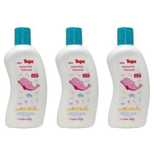 Topz Baby Hidratante Shampoo 200ml (kit C/03)