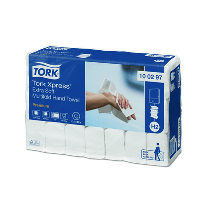 Tork Premium Toalha Interfolhada 21 Pacotes de 100 Folhas Duplas