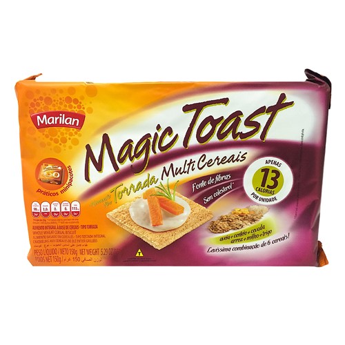 Torrada Marilan Magic Toast Multi Cereais com 150g