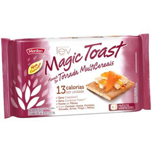 Torrada Marilan Magic Toast Multicereais 150g