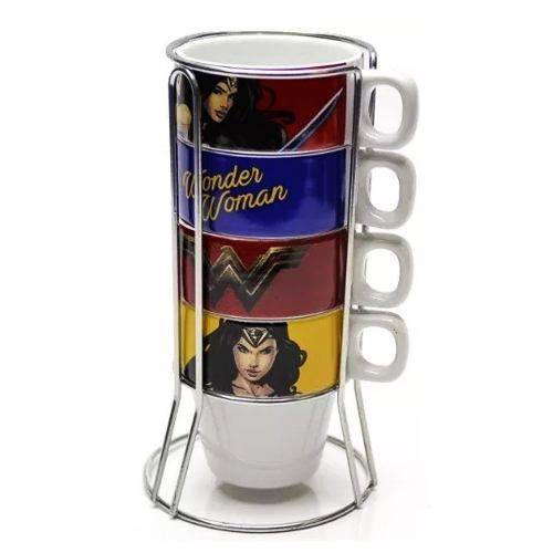 Torre de Canecas Dc Comics Mulher Maravilha Wonder Woman
