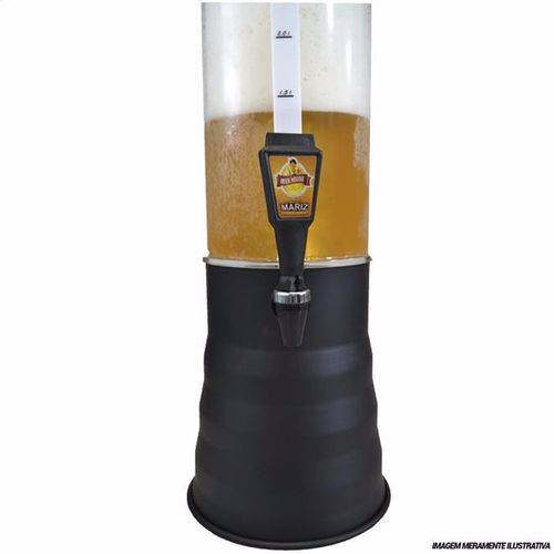 Torre de Chopp Cerveja 3,5 Litros com Resfriador Interno 10 Latas