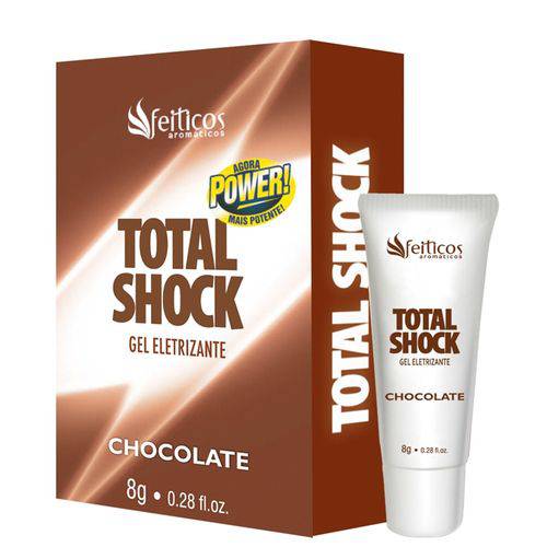 Total Shock Gel Eletrizante Chocolate, 8 Gramas - Feitiços
