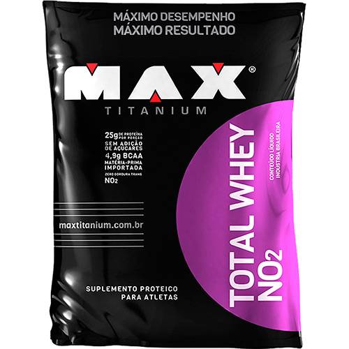 Total Whey Refil Baunilha 2kg - Max Titanium