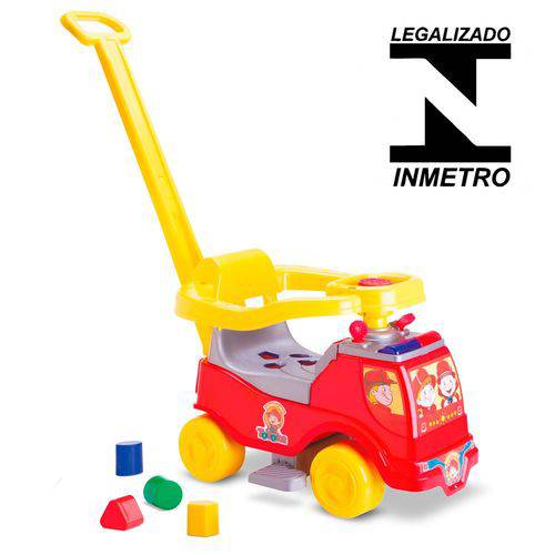Totoka Plus Bombeiro - Cardoso Brinquedos Motoca