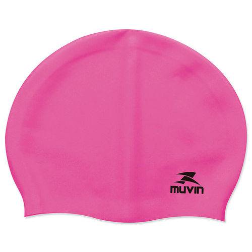 Touca de Natação em Silicone Standard - Pink - Muvin Tcs-100