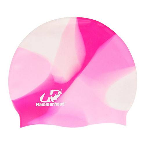 Touca Silicone Hammerhead Multicor / Rosa-Pink-Branco / Inf