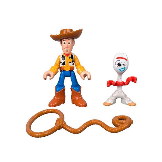 Toy Story 4 Imaginext Woody e Forky - Mattel