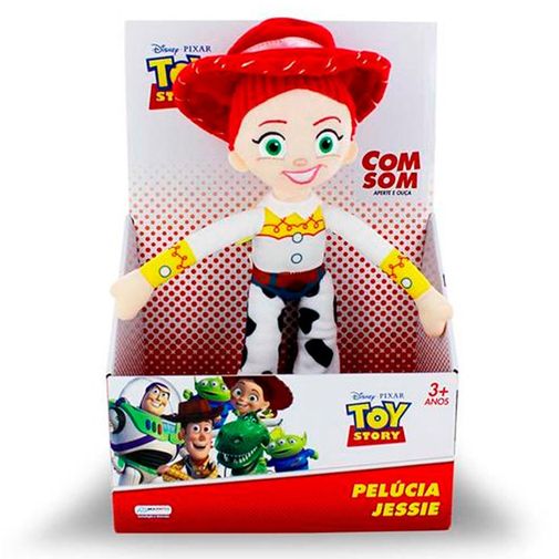 Toy Story - Pelúcia 30 Cm Jessie com Som - Multikids