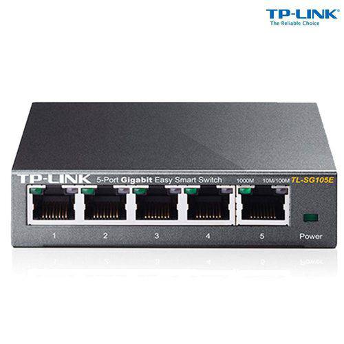 Tp-link Switch Gigabit 10/100/1000 com 5 Portas - Tl-sg105e