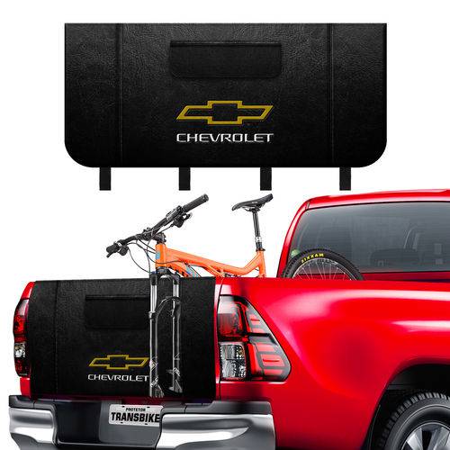 Transbike Logo Chevrolet 1 Bike - Protetor para Caminhonete