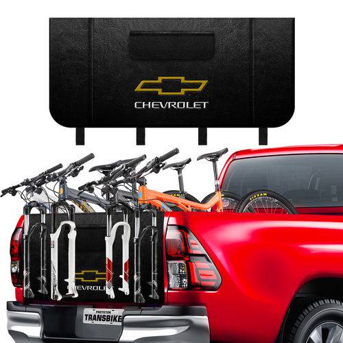 Transbike Logo Chevrolet 4 Bike - Protetor para Caminhonete