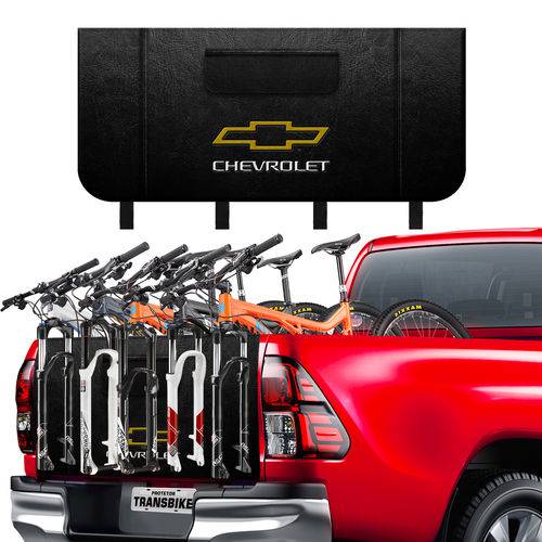 Transbike Logo Chevrolet 5 Bike - Protetor para Caminhonete