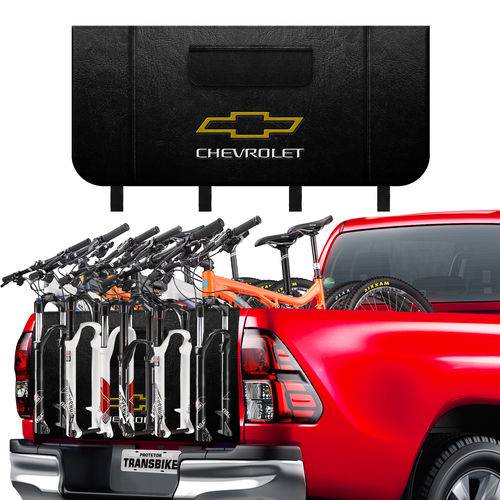 Transbike Logo Chevrolet 6 Bike - Protetor para Caminhonete