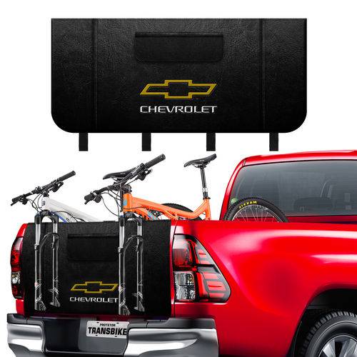 Transbike Logo Chevrolet 2 Bike - Protetor para Caminhonete