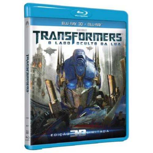 Transformers o Lado Oculto da Lua Edição 3D Limitada - Blu Ray Filme Ação