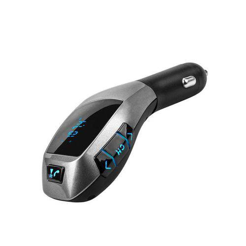 Transmissor Fm Bluetooth Veicular X6 Lê Pendrive Sd USB