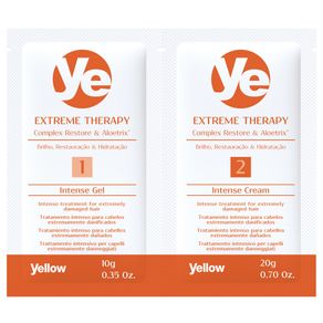 Tratamento Yellow Extreme Therapy Intense Reconstrutor (12 Unidades) 12x20g