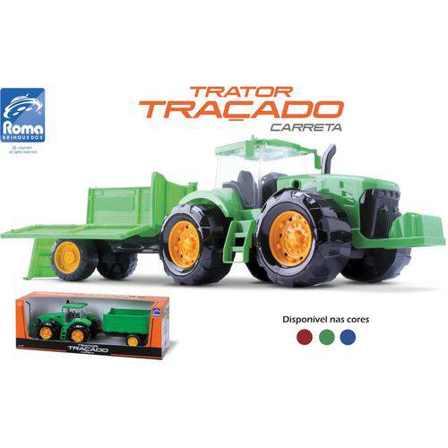 Trator Tracado Carreta 50cm.