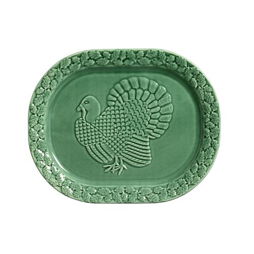 Travessa de Cerâmica Verde Turkey Lala