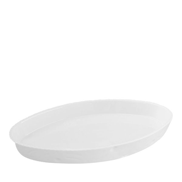 Travessa Oval Verbano Gourmet Branco Porcelana 36x22CM - 29773