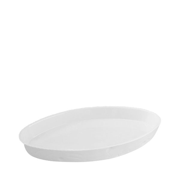 Travessa Oval Verbano Gourmet Branco Porcelana 28X16CM - 29771