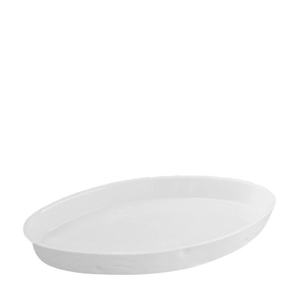 Travessa Oval Verbano Gourmet Branco Porcelana 32X19CM - 29772
