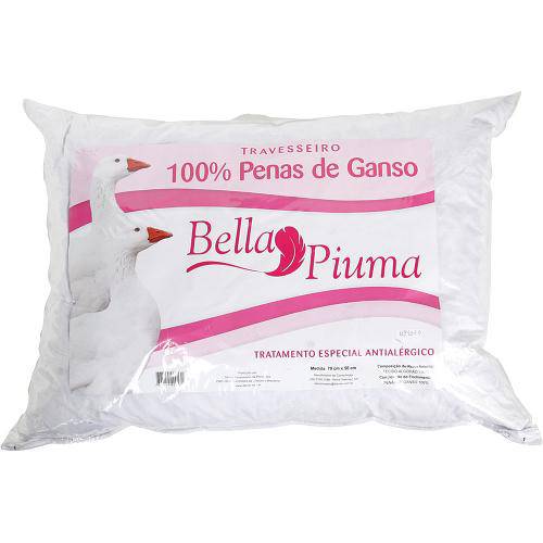 Travesseiro 50x70cm Pena de Ganso Bella Piuma Daune