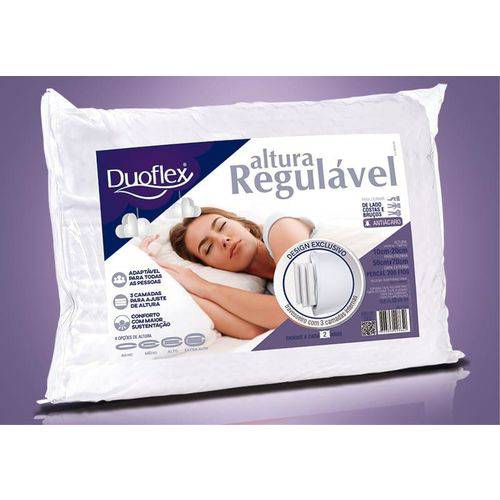 Travesseiro Altura Regulável Fresh 50x70 Cm - Duoflex