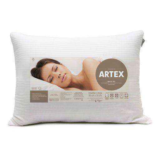 Travesseiro Artex Magic Gel Ultraconfortável Branco