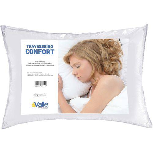 Travesseiro Confort Microfibra Fibra Siliconada