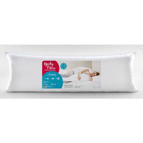 Travesseiro Corpo Altenburg Body Pillow 40cmx1,30m Branco