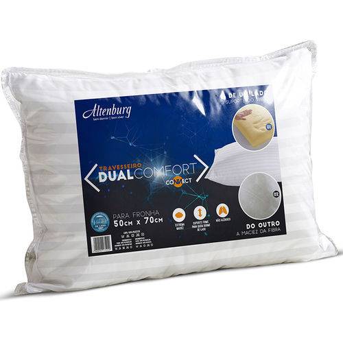 Travesseiro Dual Comfort 48x68 - Altenburg - Branco