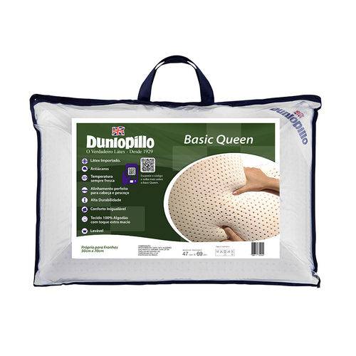 Travesseiro Dunlopillo 100% Látex 0.47x0.69m Branco
