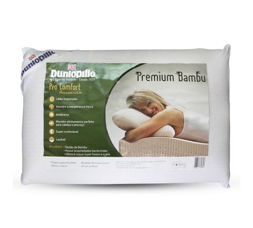 Travesseiro Dunlopillo Premium Bambu 50x70