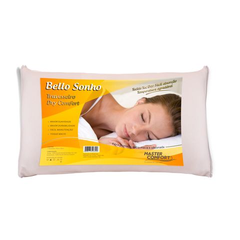 Travesseiro Fibra Malha Dry Comfort Altura 15 Cm