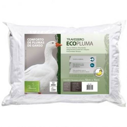 Travesseiro Fibrasca Ecopluma Fibras Siliconizada Travesseiro - 50x70