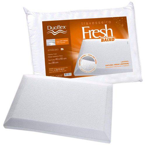 Travesseiro Fresh Baixo 45x76cm En3200 Duoflex