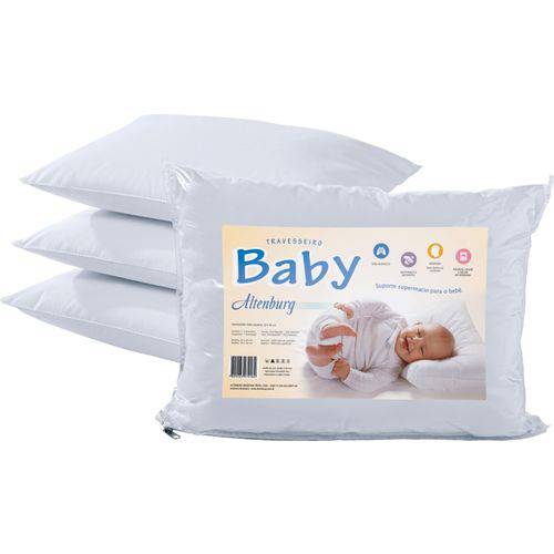 Travesseiro Infantil para Bebê Altenburg Baby 40x30 Cm