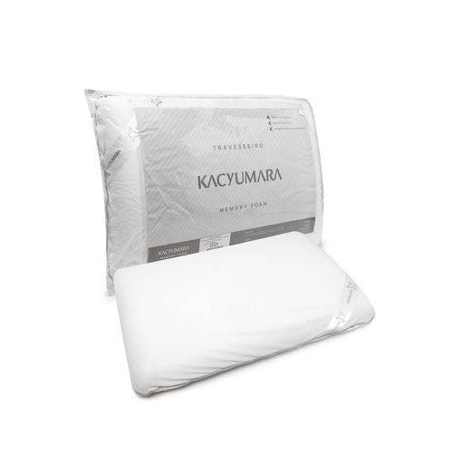 Travesseiro Kacyumara Viscoelástico Memory Foam 50x70cm Branco