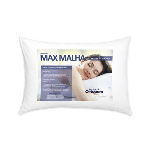 Travesseiro Max Malha (20x50x70) – Ortobom