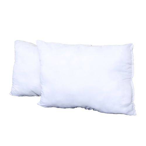 Travesseiro Percal Casa Dona M129 Fibra Siliconada Pe Branco