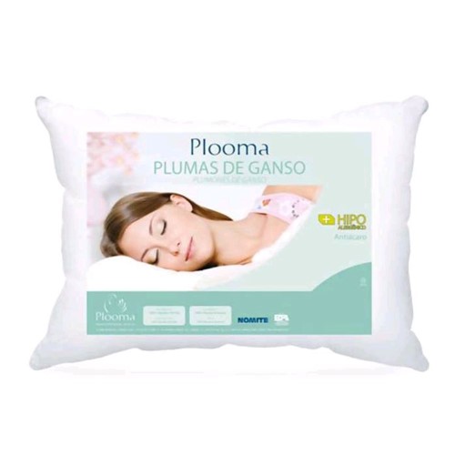 Travesseiro Plooma Plus 100% Plumas de Ganso 50X70