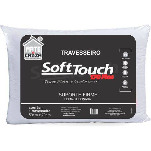 Travesseiro Soft Touch 170 Fios - 50x70 Arte e Cazza